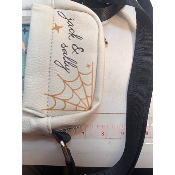 Jack Sally Nightmare Before Christmas Crossbody Bag Lovers Tarot Design Faux Lea - Picture 6 of 10